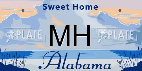 MH Alabama License Plate