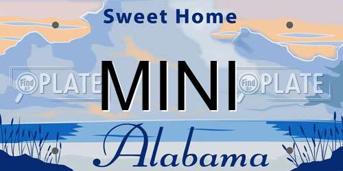 MINI Alabama License Plate
