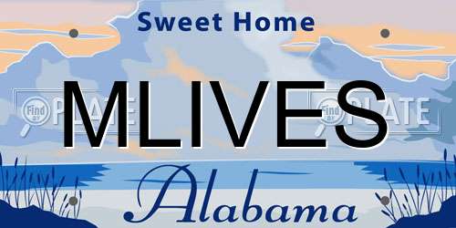 MLIVES Alabama License Plate