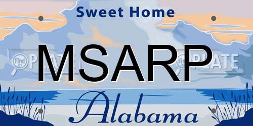 MSARP Alabama License Plate