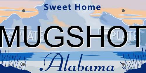 MUGSHOT Alabama License Plate