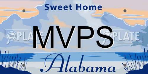MVPS Alabama License Plate