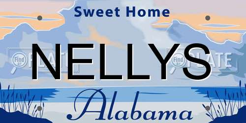 NELLYS Alabama License Plate