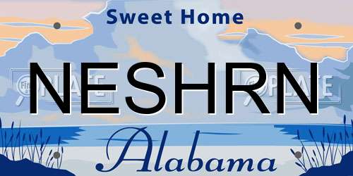 NESHRN Alabama License Plate