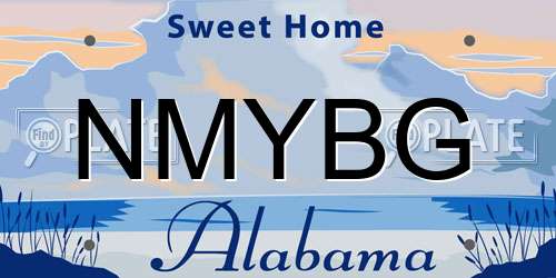 NMYBG Alabama License Plate