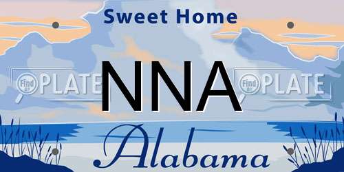 NNA Alabama License Plate