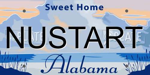 NUSTART Alabama License Plate