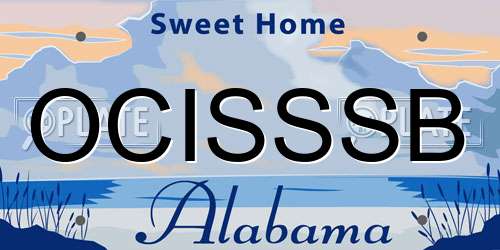 OCISSSB Alabama License Plate