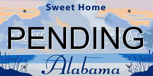 PENDING Alabama License Plate