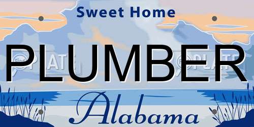 PLUMBER Alabama License Plate
