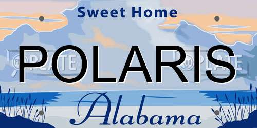 POLARIS Alabama License Plate