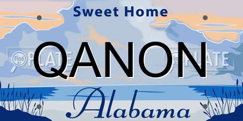 QANON Alabama License Plate