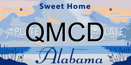 QMCD Alabama License Plate