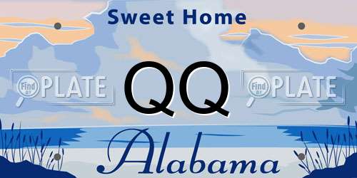 QQ Alabama License Plate