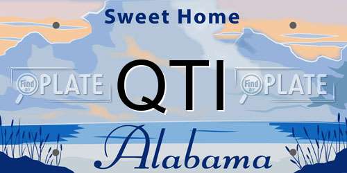 QTI Alabama License Plate