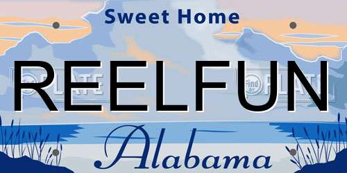 REELFUN Alabama License Plate