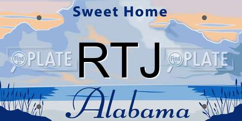 RTJ Alabama License Plate