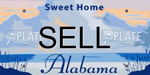 SELL Alabama License Plate