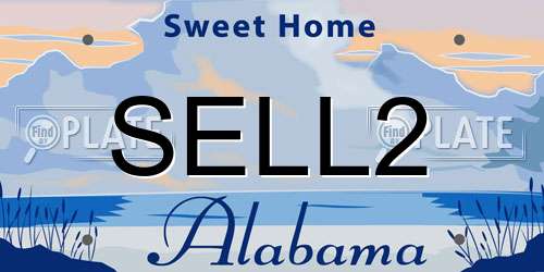 SELL2 Alabama License Plate
