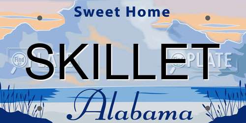 SKILLET Alabama License Plate