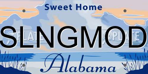 SLNGMOD Alabama License Plate