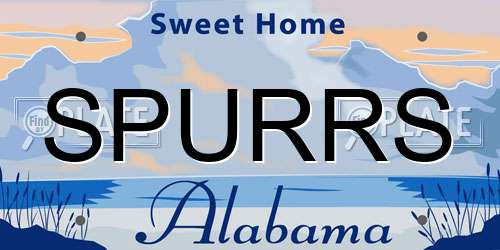 SPURRS Alabama License Plate