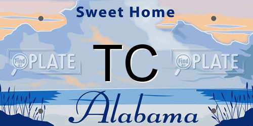 TC Alabama License Plate