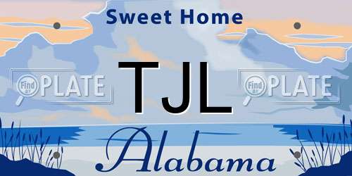 TJL Alabama License Plate
