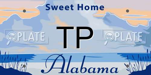 TP Alabama License Plate