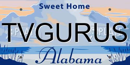 TVGURUS Alabama License Plate