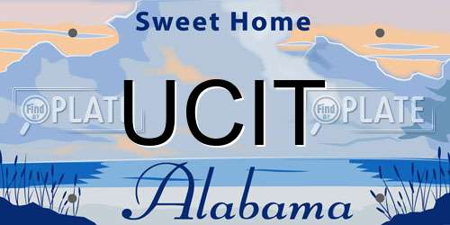 UCIT Alabama License Plate
