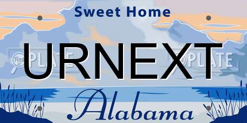 URNEXT Alabama License Plate