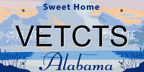 VETCTS Alabama License Plate