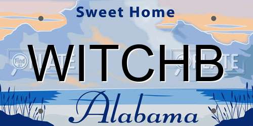WITCHB Alabama License Plate