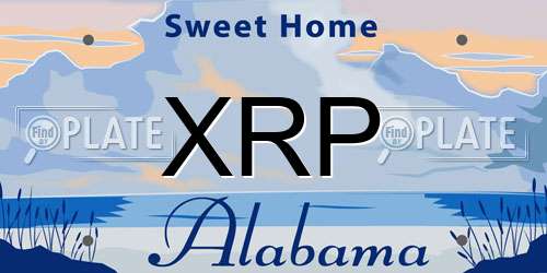 XRP Alabama License Plate