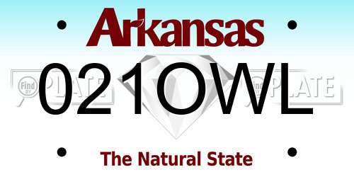 021OWL Arkansas License Plate