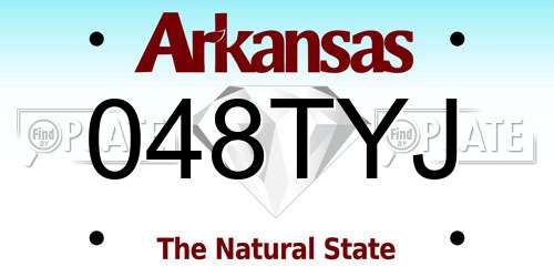 048TYJ Arkansas License Plate