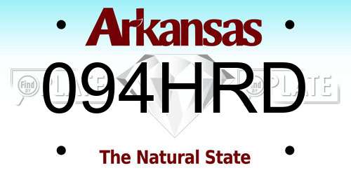 094HRD Arkansas License Plate