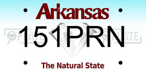 151PRN Arkansas License Plate
