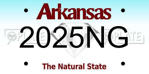 2025NG Arkansas License Plate