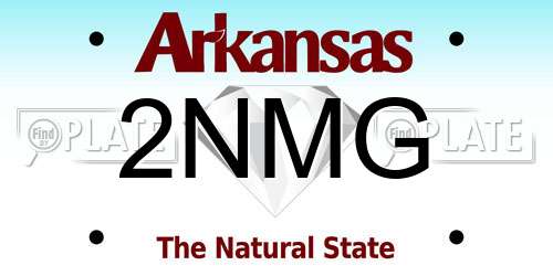2NMG Arkansas License Plate