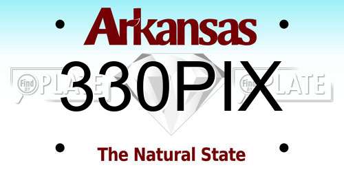 330PIX Arkansas License Plate