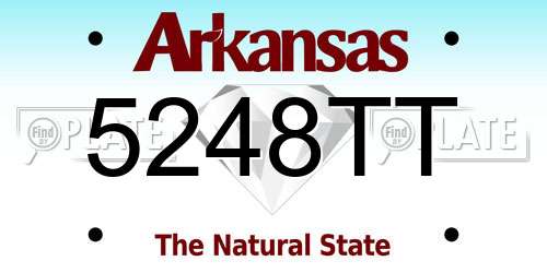 5248TT Arkansas License Plate