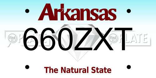 660ZXT Arkansas License Plate