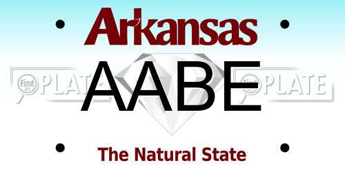 AABE Arkansas License Plate