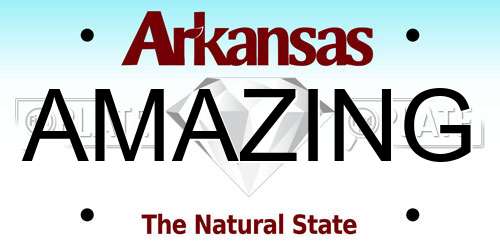 AMAZING Arkansas License Plate