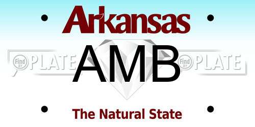 AMB Arkansas License Plate