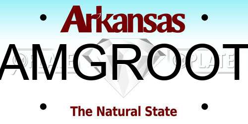 AMGROOT Arkansas License Plate