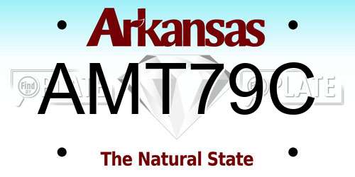 AMT79C Arkansas License Plate