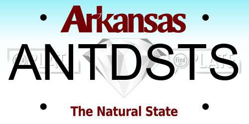 ANTDSTS Arkansas License Plate